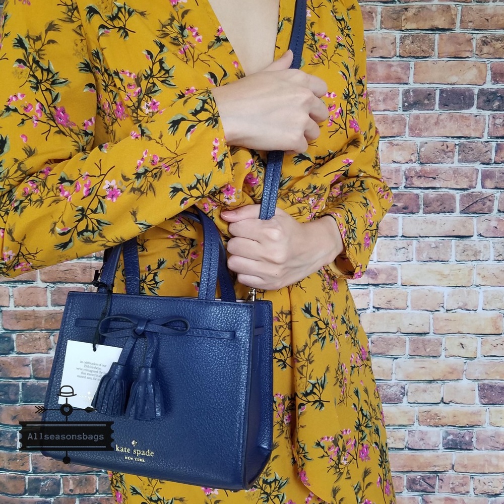 Kate spade hayes Street Small Sam Blue ridge bag - Picture 2 of 8